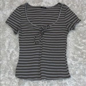 Stripped Short sleeve shirt